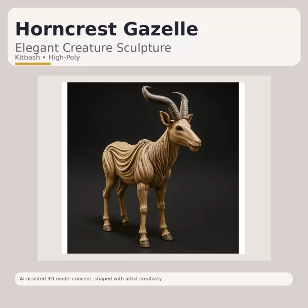Creature Forge Pack – Fantasy & Sci-Fi Creature Collection - Model preview 10