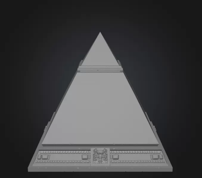 pyramid sculpture - Model preview 1