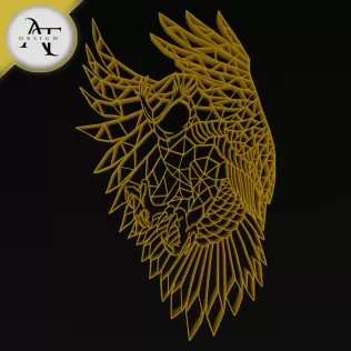 Owl - Geometric - 2D Wall Art Decor