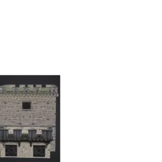 Wehrturm mitvanbau - Model thumbnail 2