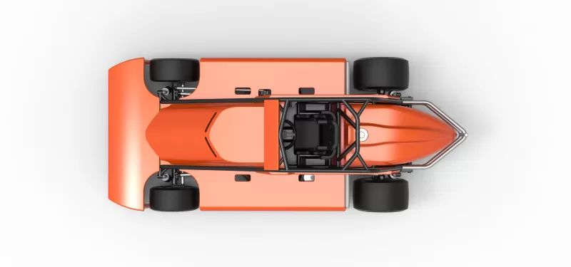 Experimental Pavement Silver Crown Car Scale 1:25 - Model preview 11