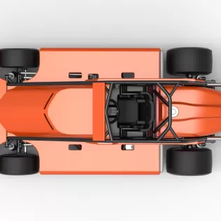 Experimental Pavement Silver Crown Car Scale 1:25 - Model thumbnail 11