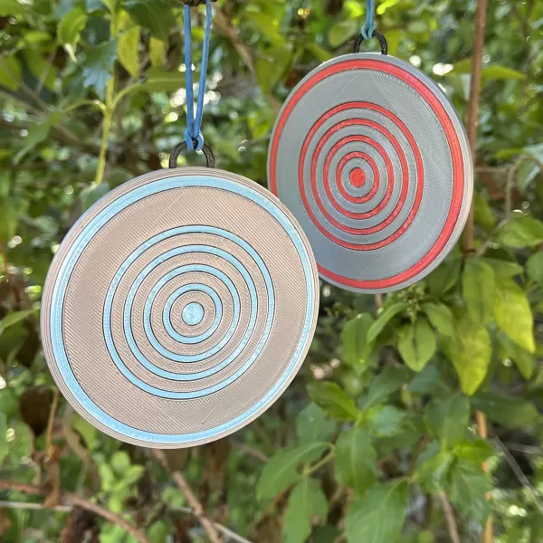 1982 Tron Disc Christmas Tree Ornament - Model preview 15