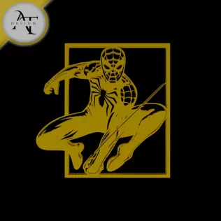 Spiderman - Marvel - Silhouette - 2D Wall Art Decor