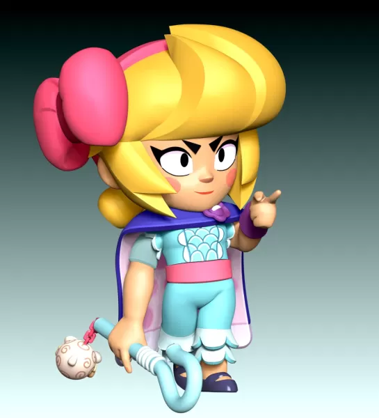 Bo Peep Bibi - Brawl Stars - Model preview 8