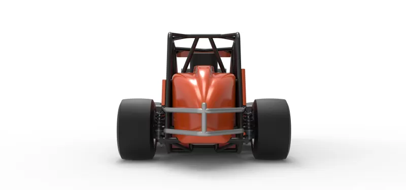 Experimental Pavement Silver Crown Car Scale 1:25 - Model preview 16