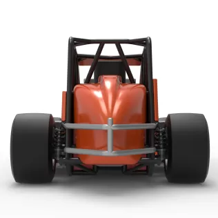 Experimental Pavement Silver Crown Car Scale 1:25 - Model thumbnail 16