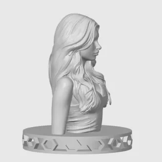 Nina Dobrev 3D Bust Print - Model thumbnail 4