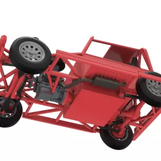 New Zealand Ministock car Base Version 3 Scale 1:25 - Model thumbnail 3