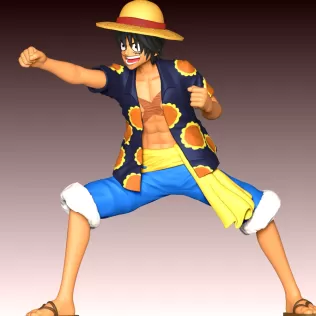 Monkey D Luffy Fan Art - Model thumbnail 5