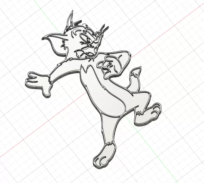 Tom - Tom & Jerry Wall art - Model preview 2