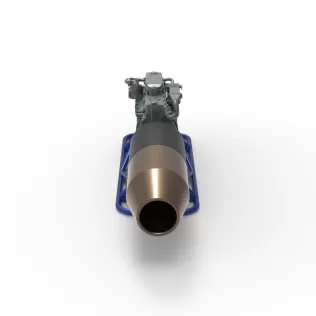 Jet engine on the frame Scale 1:25 - Model thumbnail 12