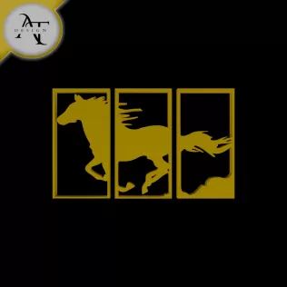 Horse - Silhouette - 2D Wall Art Decor