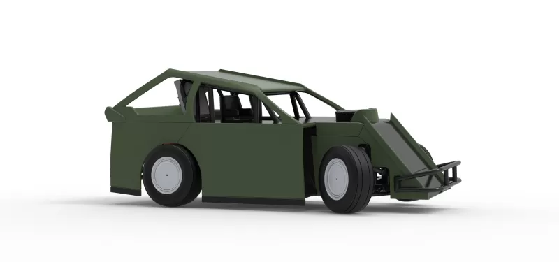 Mod Lite Race car while turning Version 2 Scale 1:25 - Model preview 25
