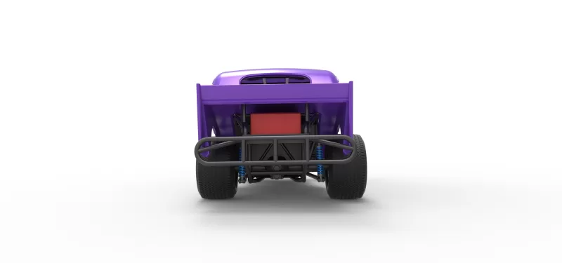 Vintage Dirt Modified stock car Scale 1:25 - Model preview 16