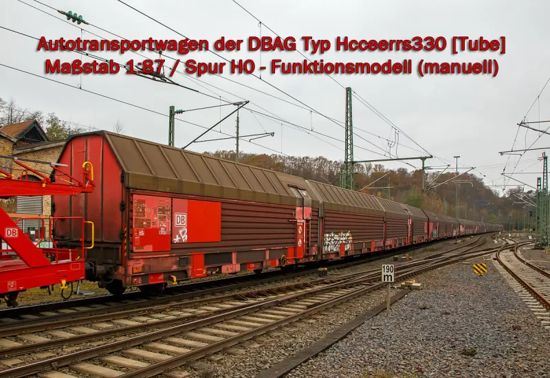 1:87 Spur H0 - Autotransportwagen der DBAG Typ Hcceerrs330 - Model preview 20