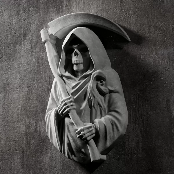 Grim Reaper Bust Relief #RoZ - Model preview 8