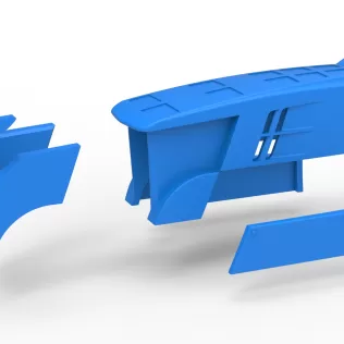 Hood of Pulling tractor Version 3 Scale 1:25 - Model thumbnail 14
