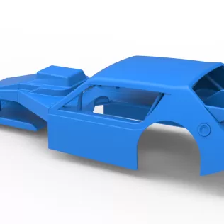 Shell of Vintage Asphalt Modified stock car V8 Scale 1:25 - Model thumbnail 9