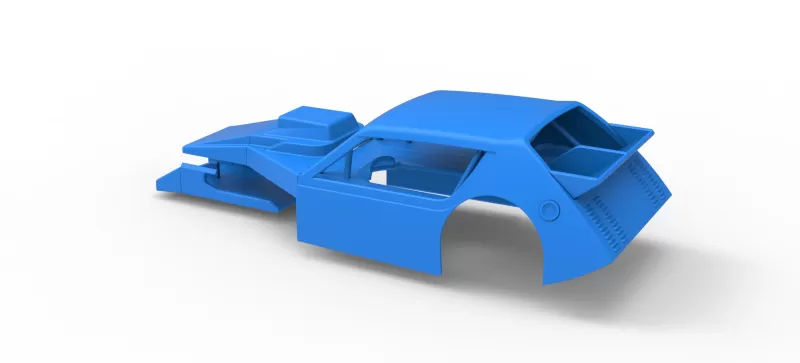 Shell of Vintage Asphalt Modified stock car V8 Scale 1:25 - Model preview 9