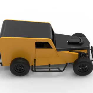 Dwarf car Scale 1:25 - Model thumbnail 23