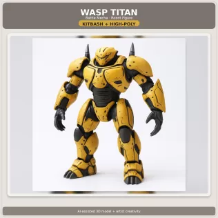 Kitbash Creature Collection – High-Poly Character Figure Pack - Model thumbnail 16