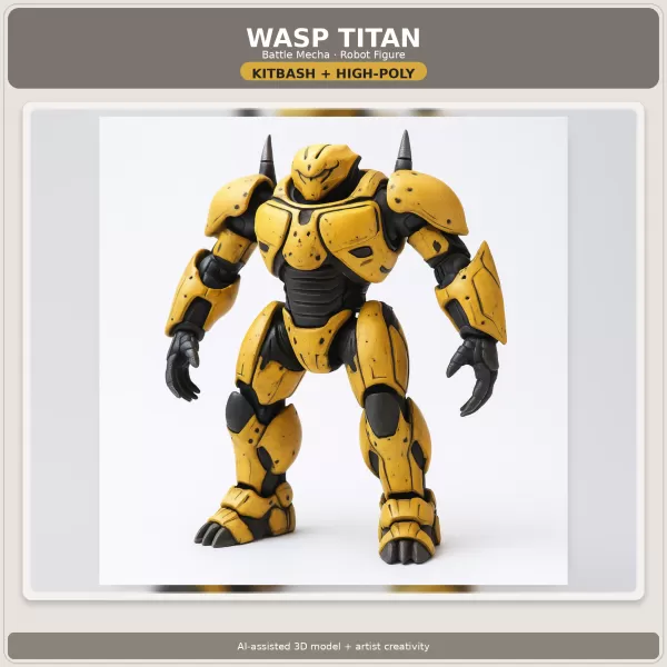 Kitbash Creature Collection – High-Poly Character Figure Pack - Model preview 16