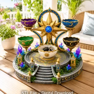 Astral Constellation Offering Sanctuary STL File for 3D Print - Model thumbnail 4