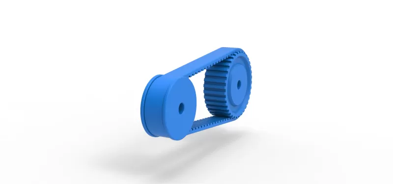 Belt drive Scale 1:16 - Model preview 2