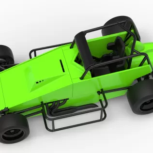 Pavement Silver Crown Car Version 3 Scale 1:25 - Model thumbnail 4