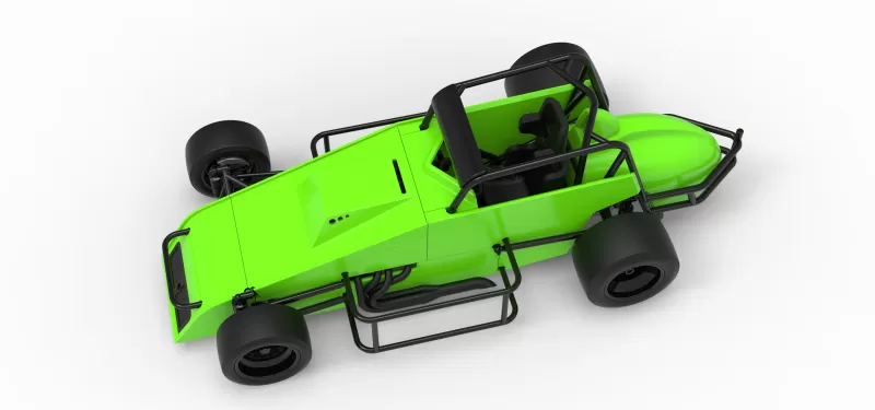 Pavement Silver Crown Car Version 3 Scale 1:25 - Model preview 4