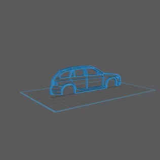 BMW - E91 2009 Wall Art