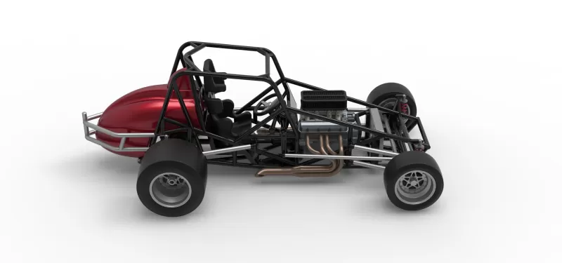 Pavement Silver Crown Car Base Version 3 Scale 1:25 - Model preview 23