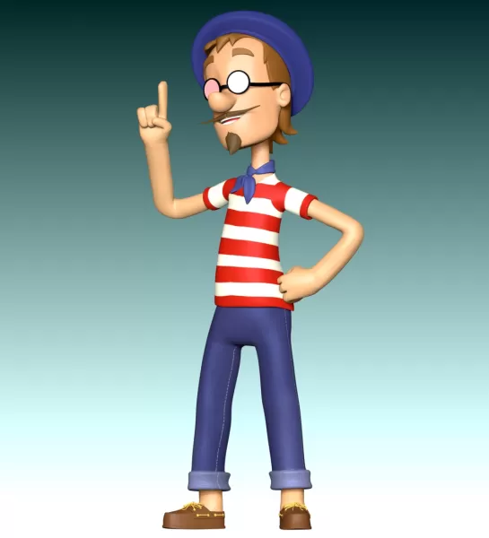 Francois Turbot FanArt - Model preview 4