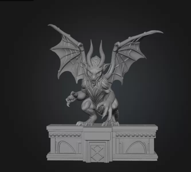 Fantasy Gargoyle - Model preview 1