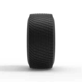 Rear tire of Vintage Champ car Scale 1:25 - Model thumbnail 4