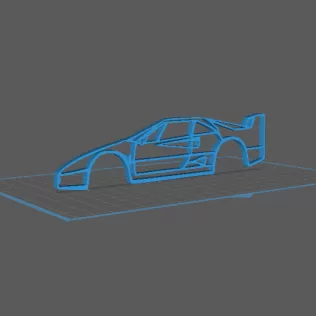 Ferrari - F40 Wall Art