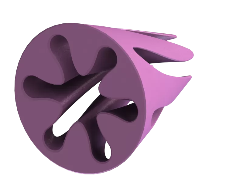 🌀 Spiral Hourglass (Fidget Toy): Impossible Passthrough - Model preview 11