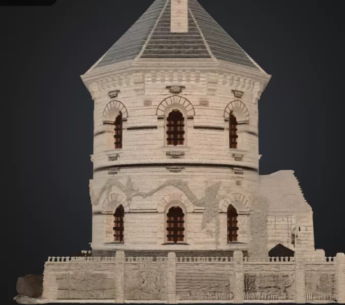 Wehrturm rund - Model preview 3