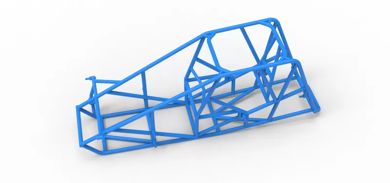 Frame of Silver Crown Car Scale 1:25 - Model preview 2
