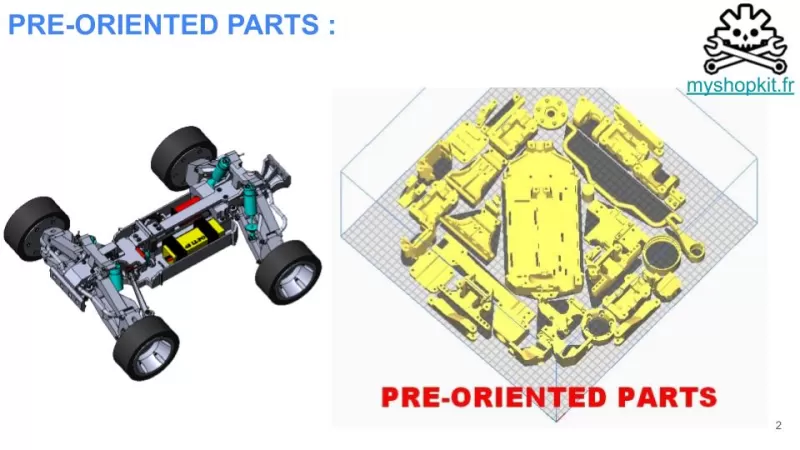 V6 JLB X HSP TRUGGY 1:8 4WS 4WD (4 WHEEL STEERING) - Model preview 12