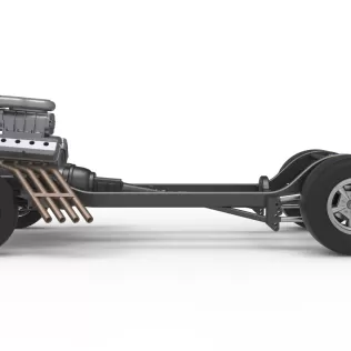 Chassis of Gasser Version 3 Scale 1:25 - Model thumbnail 6