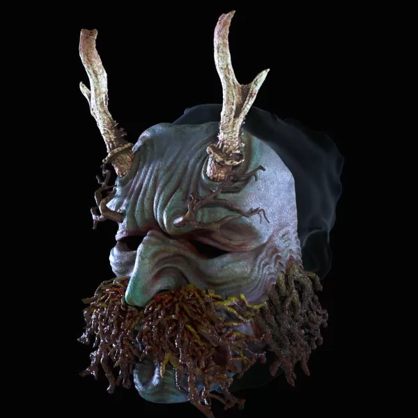 Hans Trapp mask - Model preview 3