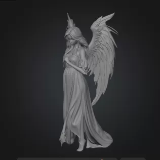 Fallen angel - Model thumbnail 2