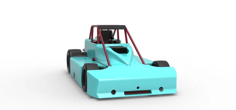 Experimental Pavement Silver Crown Car Version 3 Scale 1:25 - Model preview 26