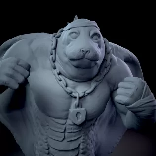 Cobra Seal Alien Creature Focobra - Model thumbnail 5