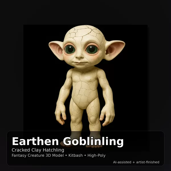 Fantasy Creature Kitbash Collection (High-Poly Character Pack) - Model preview 2