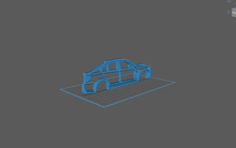 BMW - M3 F80 2014 Wall Art - Model preview 2