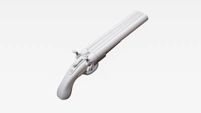 Sawed‑Off Shotgun #RoZ - Model preview 2