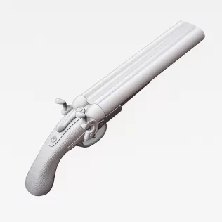 Sawed‑Off Shotgun #RoZ - Model thumbnail 2